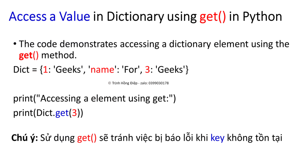 Dictionaries in Python - Kiểu từ điển trong Python image