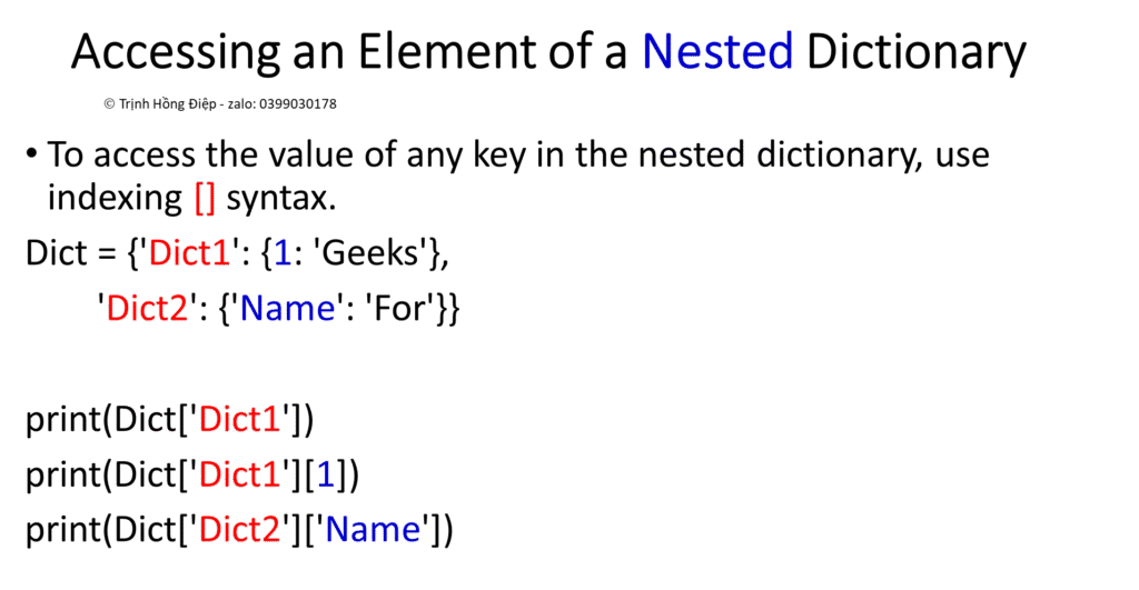 Dictionaries in Python - Kiểu từ điển trong Python image