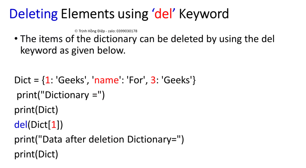 Dictionaries in Python - Kiểu từ điển trong Python image