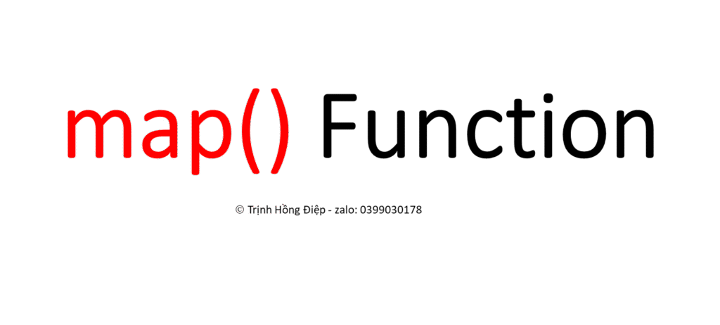Hàm map() - map() function image