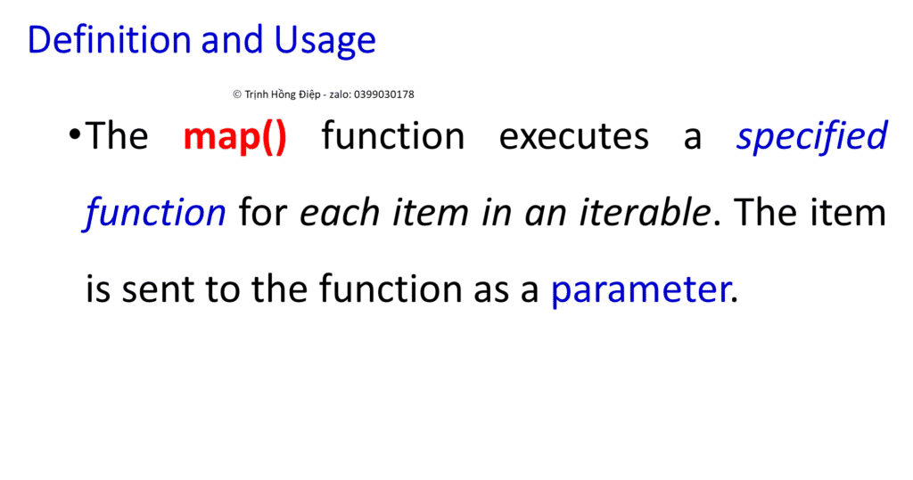Hàm map() - map() function image