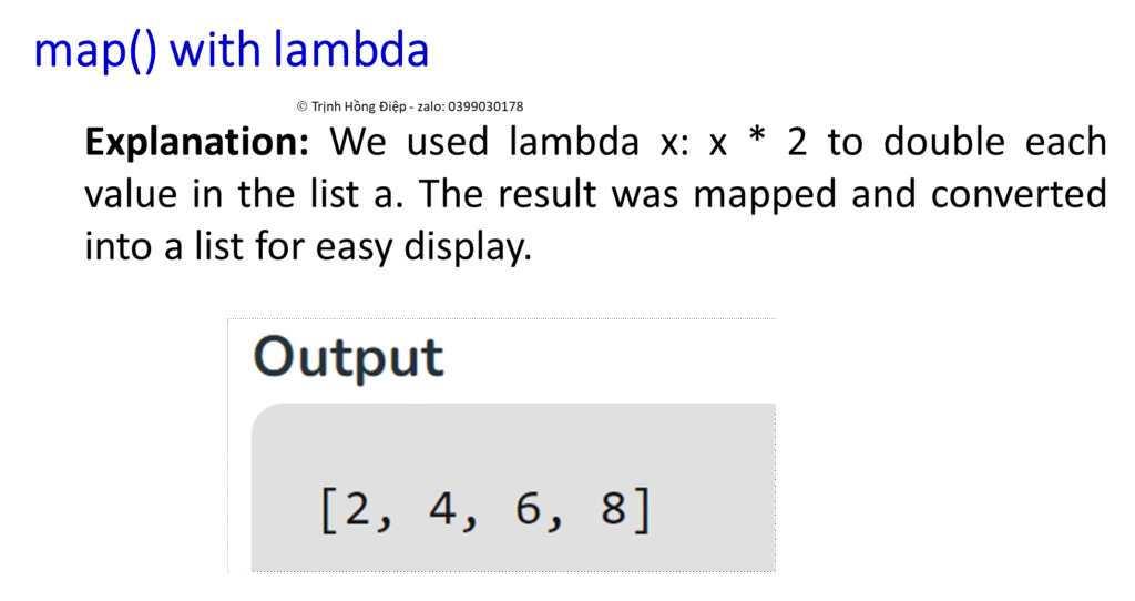 Hàm map() - map() function image