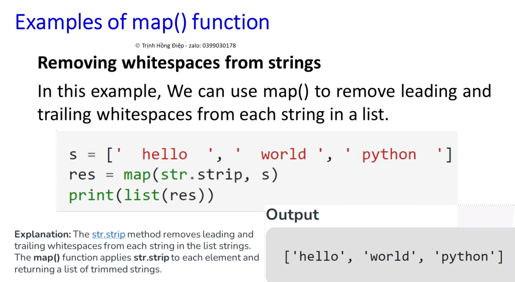 Hàm map() - map() function image