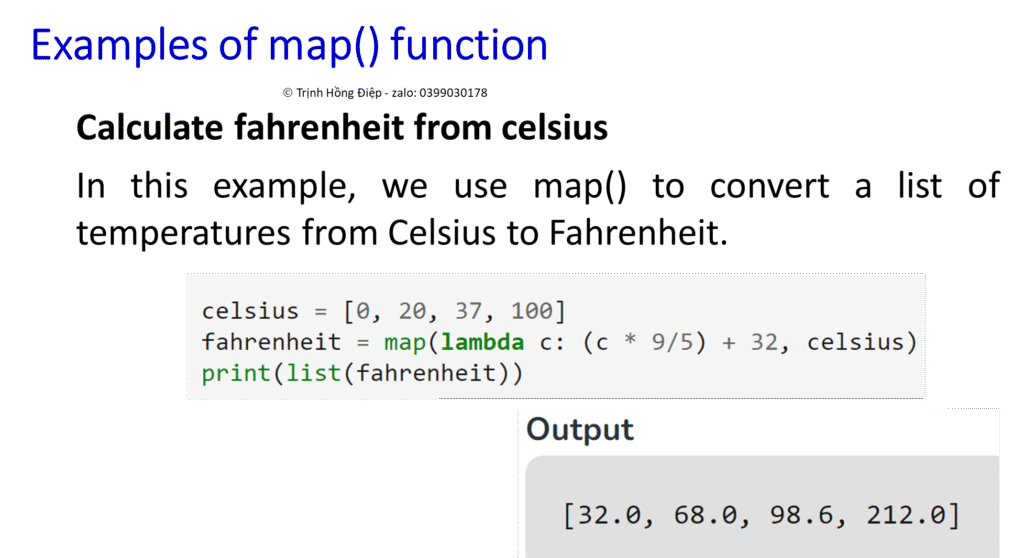 Hàm map() - map() function image