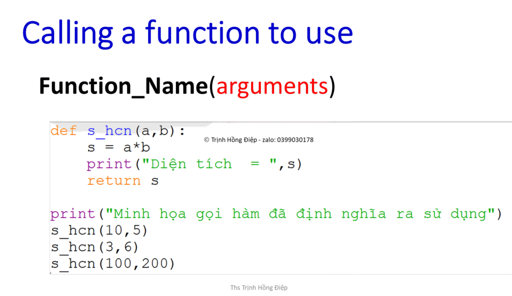 Sử dụng hàm ( Functions) trong Python - phần 1 image