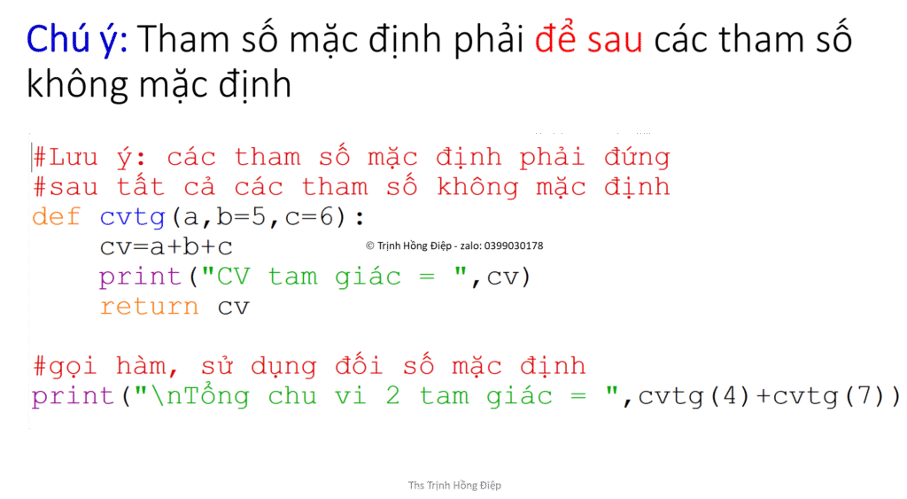 Sử dụng hàm ( functions) trong Python – phần 3 - Types of function arguments image