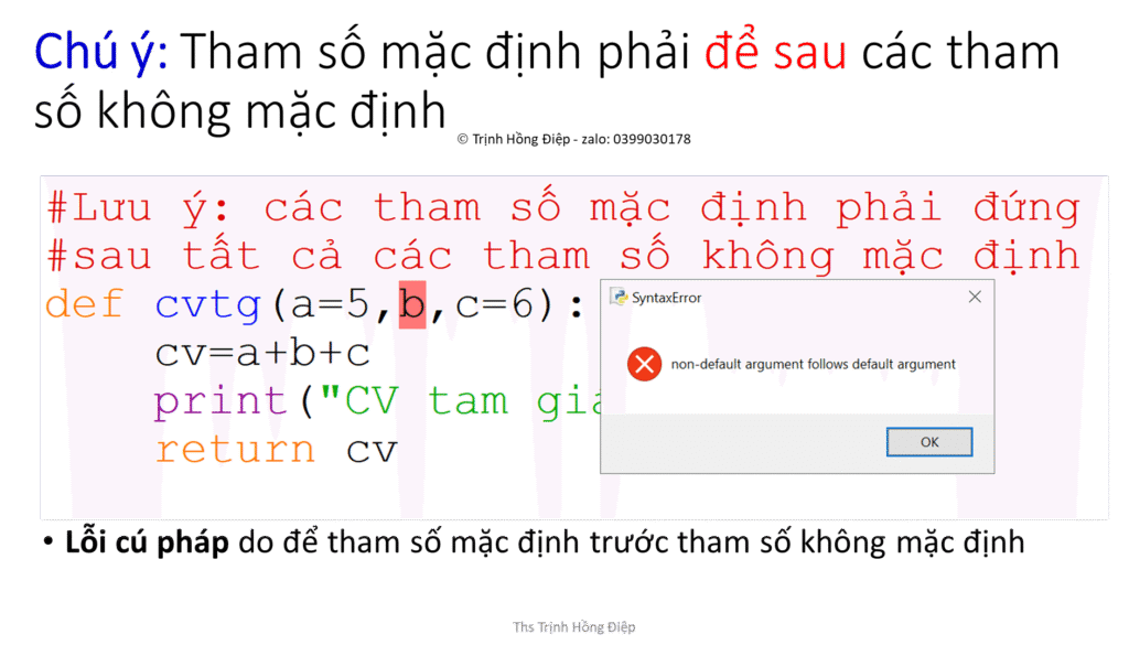 Sử dụng hàm ( functions) trong Python – phần 3 - Types of function arguments image