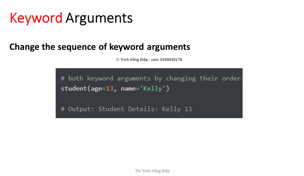 Sử dụng hàm ( functions) trong Python – phần 3 - Types of function arguments image