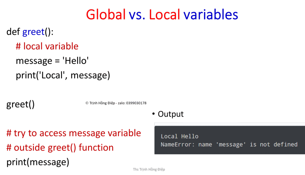 Biến cục bộ và biến toàn cục (Global vs. Local variables) image