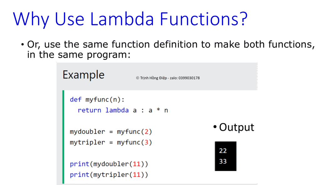 Python Lambda function image