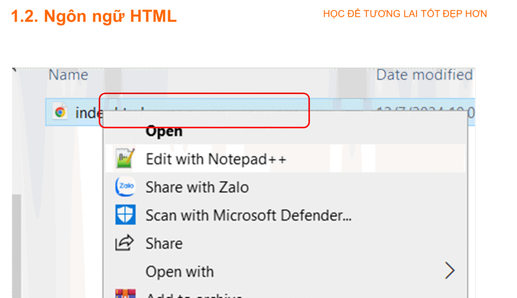 Ngôn ngữ HTML image